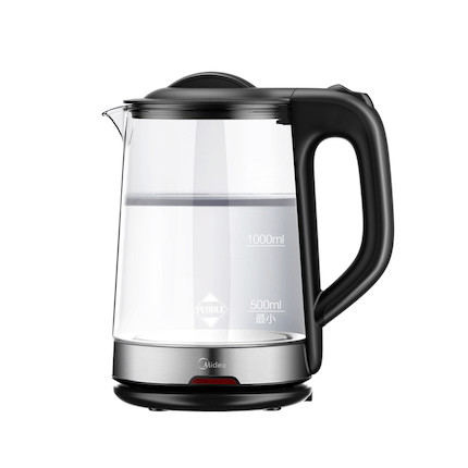 电水壶 1.7L 高绷硅玻璃 可视化设计 急速沸腾 MK-GJ1702